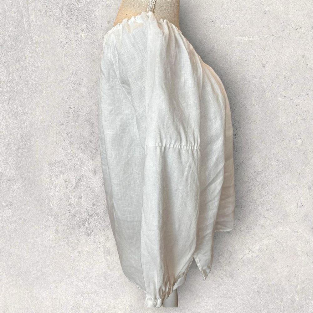 Women’s Johnny Was Linen Top Size Medium - Picture 6 of 11